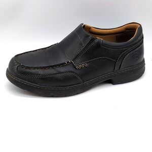 Timberland Pro Loafers Mens Branston ESD Black 9 Wide Leather Shoes Anti Fatigue
